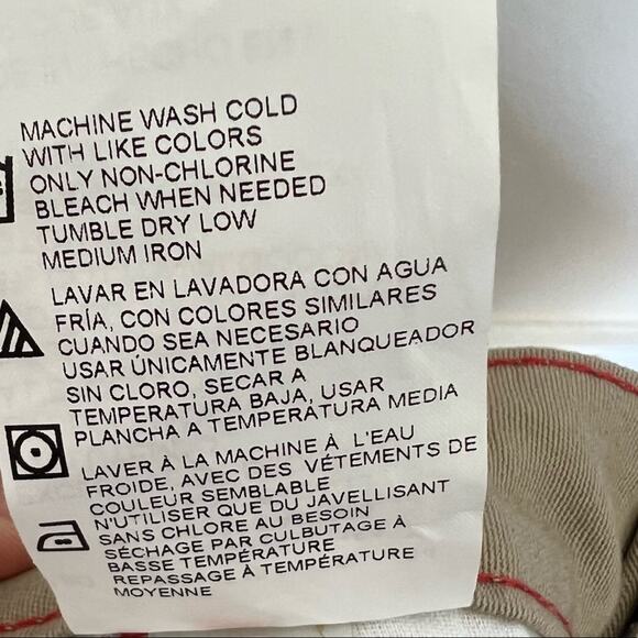 Dickies tan khaki shorts boy's uniform size 0 XS NEW - Picture 6 of 8